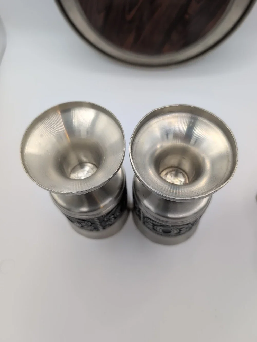 3 Steed Mini Pewter Goblets With Tray And 2 Groenlandica Norway Go let's